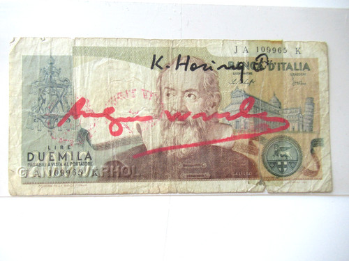 Warhol haring echte - b), a.warhol/k.haring: