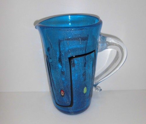 Karaffe aus blauem - glas, 25