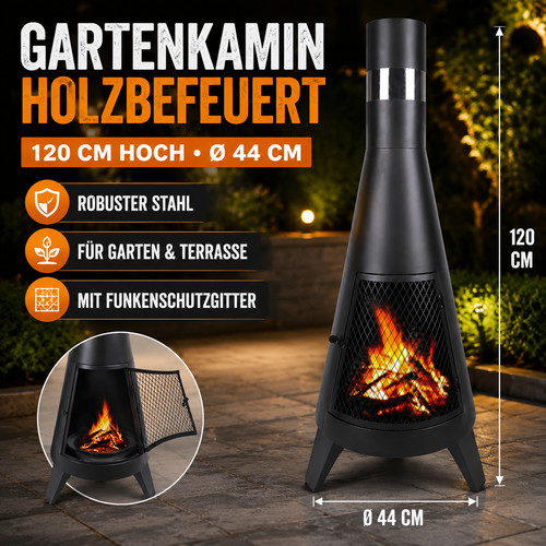 Gartenkamin terrassenofen - gartenkamin,