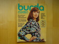Burda Moden 10/72 Party Abendkleid Mieder WEIHNACHT Münchner Stil Loden 70er top