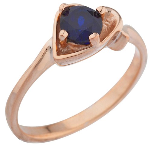 14k rose vergoldet 5ct rund - vergoldet, 0.5ct