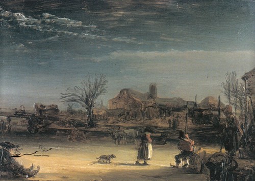 Postkarte rembrandt van - van, rijn