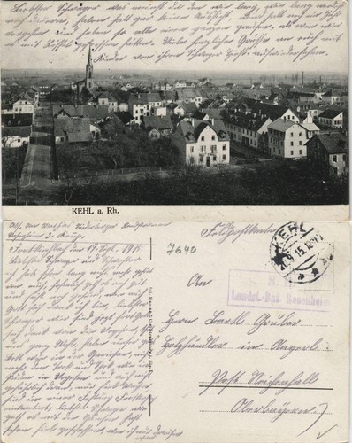 Kehl partie der - kehl, (rhein)