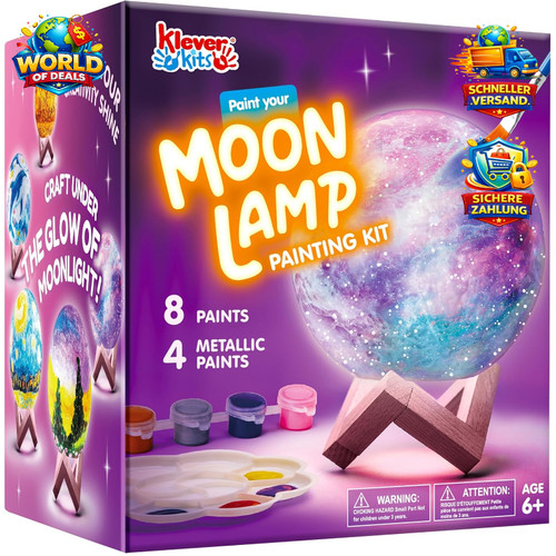Bastelset mondlampe diy - mondlampe,