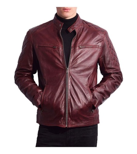 Top herren lederjacke nevio - herren,