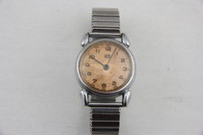 Antike UMF Ruhla Uhr mechanisch Handaufzug Fliegeruhr HAU defekt # 12470