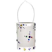 10 x Laterne Schmucksteine St