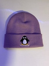 Supreme Penguin Beanie Mütze Lila