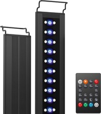 NICREW C10 24/7 LED Aquarium Beleuchtung für Pflanzen, 88-115 cm, 24W, Vollspekt