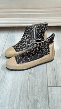 Candice Cooper High Top, Leder, Gr. 37 Leo Look, Neu