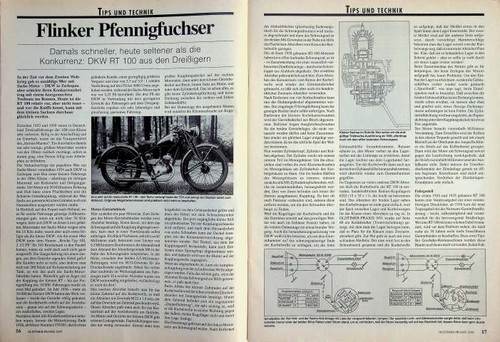 Oldtimer praxis 1991 dkw rt - oldtimer,