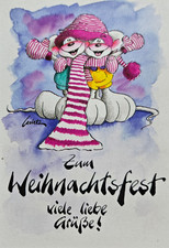 Diddl Postkarte - Nr. 55 - Depesche - Weihnachten - Weihnachtsgrüße