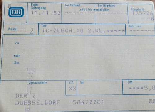 Deutsche bundesbahn jahr 1983 - jahr,