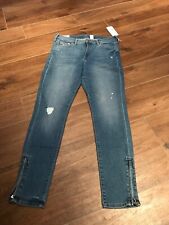 H&M Skinny Jeans blassblau Casual-Look Damen Gr. 32 (42 ) NEU