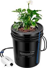 VIVOSUN 5-Gallon DWC Hydroponic System Grow Kits + Air Pump with 1 Buckets