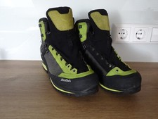 Salewa MS CROW GTX Herren Bergsteigerschuh Wandern Outdoor Grün Schwarz EU 42