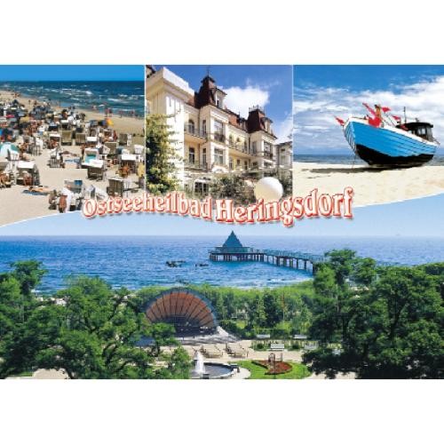 Heringsdorf usedom postkarte - heringsdorf,