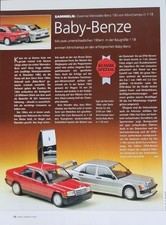 Mercedes 190 W 201 Baby Benz in 1-18 von Minichamps...ein Modellbericht #2003f
