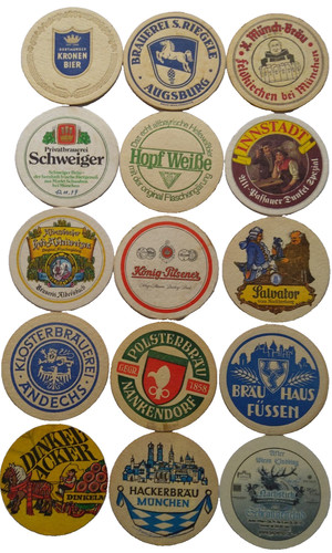 Alte bierdeckel - bierdeckel, 40