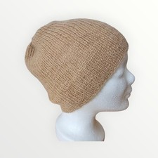 Damen BEANIE, GR.M ,BEIGE,51 %