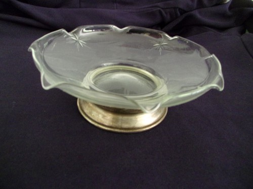 Passige glasschale mit - passige,