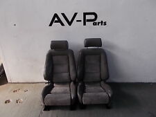 Original Audi A8 4D D2 Recaro Lederausstattung Leder Alcantara Ausstattung grau
