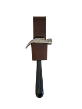 Neu brauner Lederhammer Halter