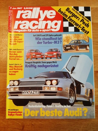 Rallye racing 1987 bmw m3 - rallye,