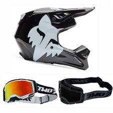 Fox Combo Crosshelm mit Brille