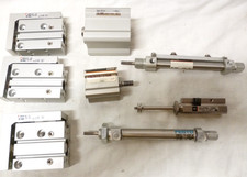 8 Hydraulik - Zylinder und Actuatoren von Festo und SMC - neu               #S4