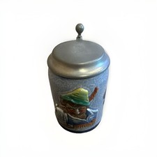 Bierkrug prost zinndeckel - hb,