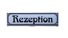 Rezeption, Emailschild