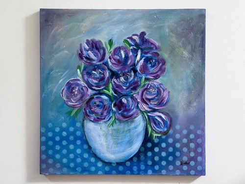 Orig acrylbild kunst gemälde - kunst,