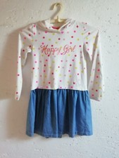 Mädchen-Langarm Kapuzen-Kleid