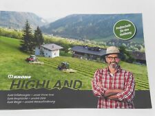 KRONE HIGHLAND Mähwerke, Wender, Schwader Prospekt von 08/2020 ( 5255 )