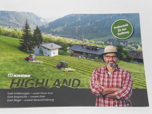 Krone highland mähwerke - krone,