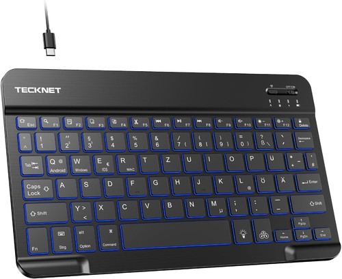 Tecknet bluetooth tastatur - bluetooth,