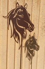 Pferdekopf 40x28cm auf Stab