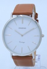 Oozoo Vintage Uhr sehr flach
