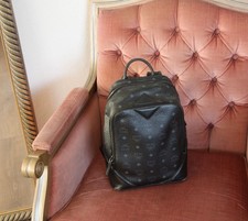 MCM Rucksack Tasche schwarz