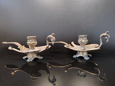 2x Messing  Kerzenständer