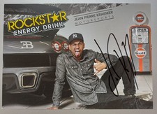 Motorsport Autogrammkarte Jean Pierre Kraemer Motorsports, Rockstar Energy