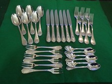 Christofle Modell MARLY Menübesteck für 6 Personen 30 Teile versilbert TOP !