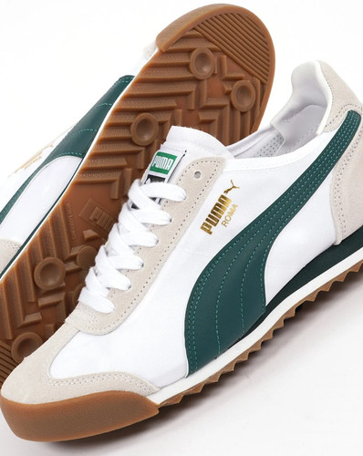 Puma roma sneaker weiß - roma, grün