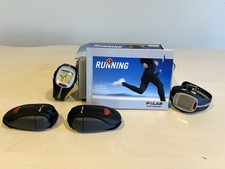 2 x Polar RS200sd Laufcomputer Smartwatch mit 2 x Polar S1 Geschwindigkeit & Entfernung