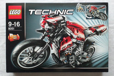 LEGO Technic 8051 Motorrad rot