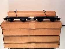 MÄRKLIN 4512, Langholzwagen, 4 achsig.  Im Original Karton. Sehr Guter Zustand