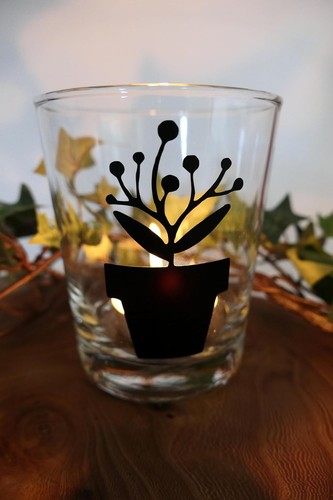 Teelicht glas windlicht - teelicht,