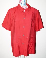 dunkelrote Bluse Gr.42