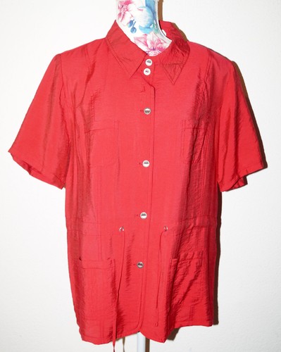 Dunkelrote bluse 42 - dunkelrote, gr.42